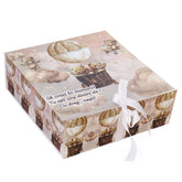 Trusou cu ursulet pentru botez, 8 piese, ivoire, REC3275